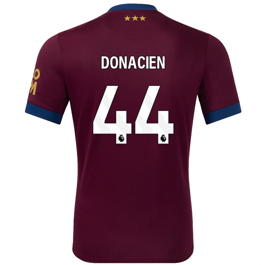 Niño Fútbol Camiseta Janoi Donacien #44 Marrón 2ª Equipación 2024/25