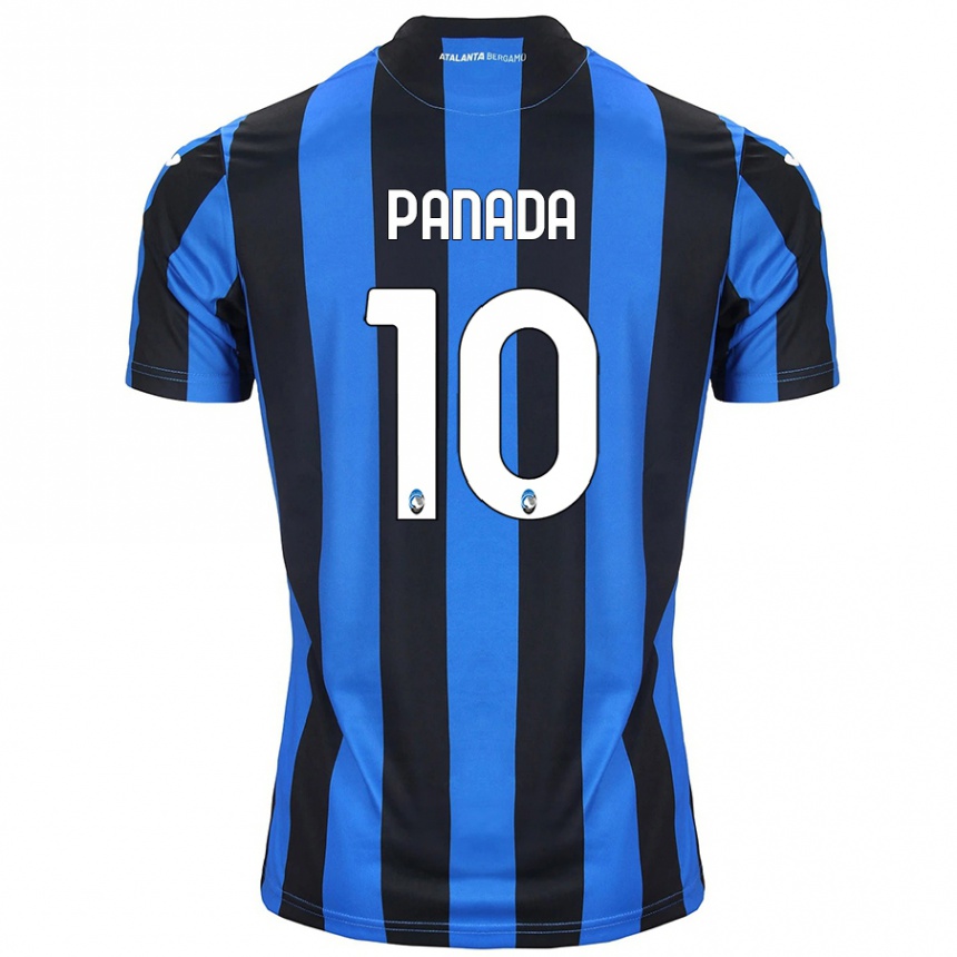 Hombre Fútbol Camiseta Simone Panada #10 Azul Negro 1ª Equipación 2024/25