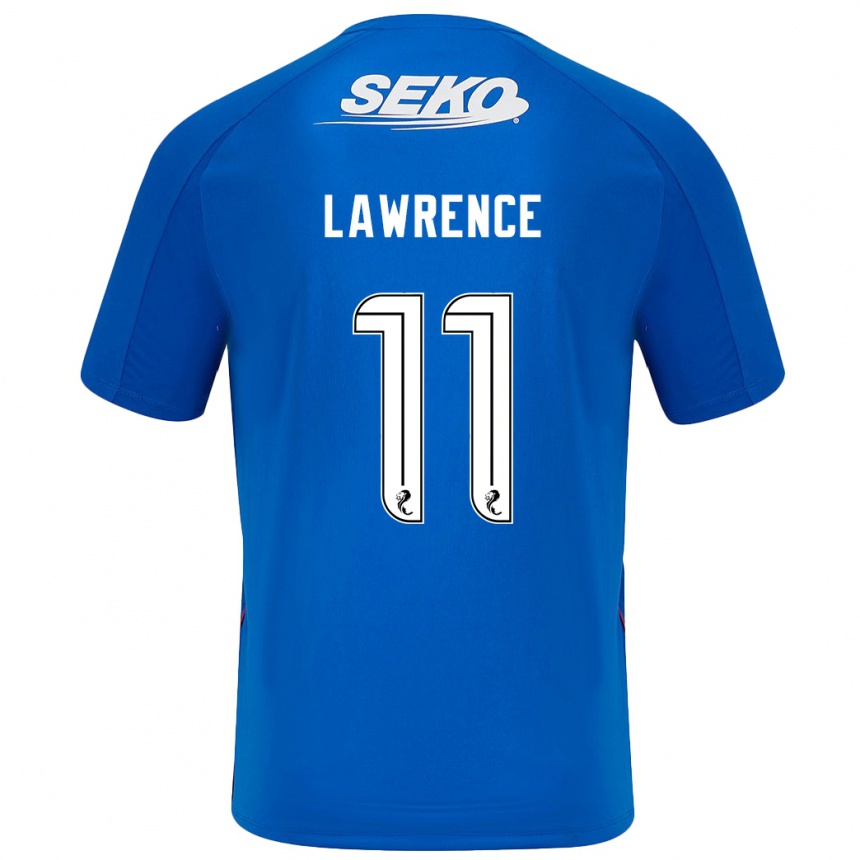 Hombre Fútbol Camiseta Tom Lawrence #11 Azul Oscuro 1ª Equipación 2024/25