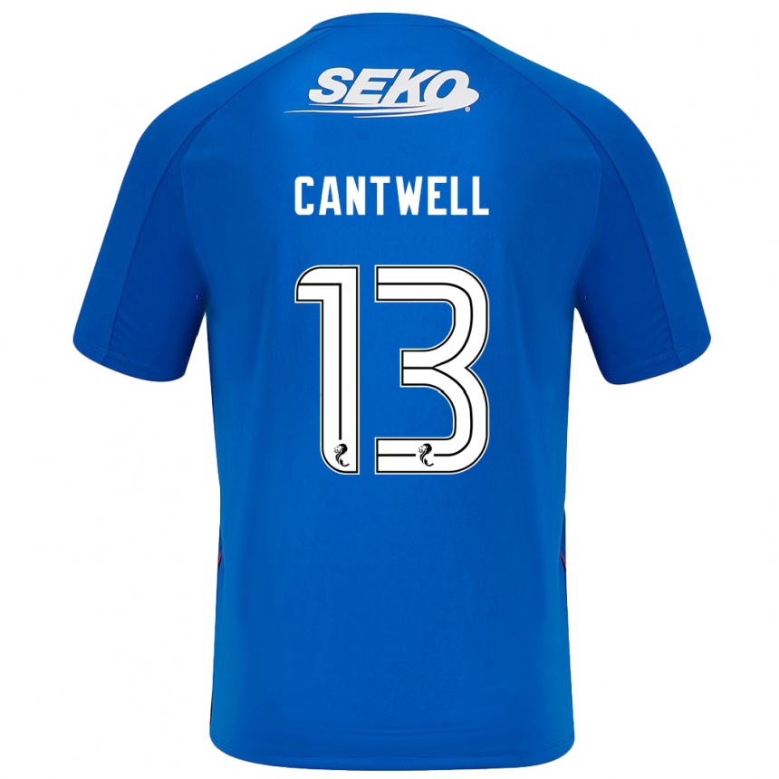 Hombre Fútbol Camiseta Todd Cantwell #13 Azul Oscuro 1ª Equipación 2024/25