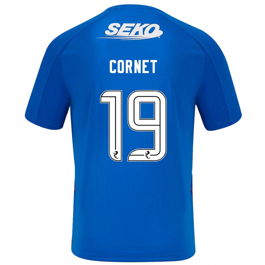 Hombre Fútbol Camiseta Chelsea Cornet #19 Azul Oscuro 1ª Equipación 2024/25