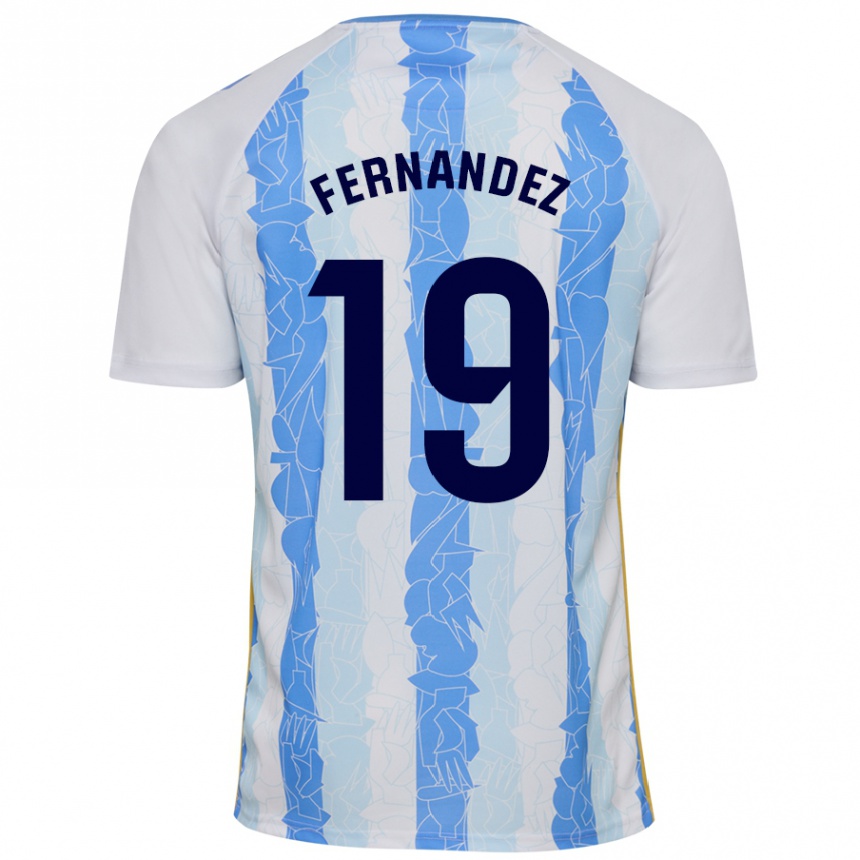 Hombre Fútbol Camiseta Raúl Fernández #19 Blanco Azul 1ª Equipación 2024/25