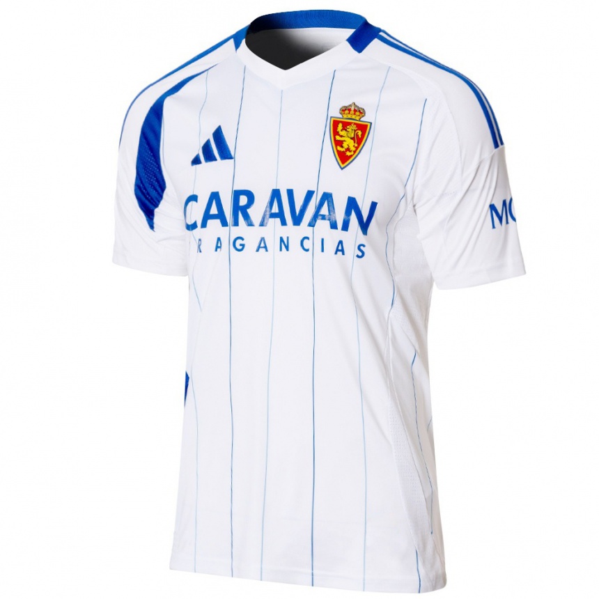 Hombre Fútbol Camiseta Carlos Calavia #13 Rojo Blanco 1ª Equipación 2024/25