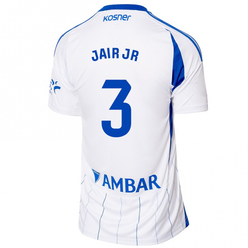 Hombre Fútbol Camiseta Jair Amador #3 Rojo Blanco 1ª Equipación 2024/25