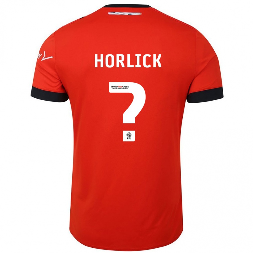 Hombre Fútbol Camiseta Jameson Horlick #0 Naranja Negro 1ª Equipación 2024/25