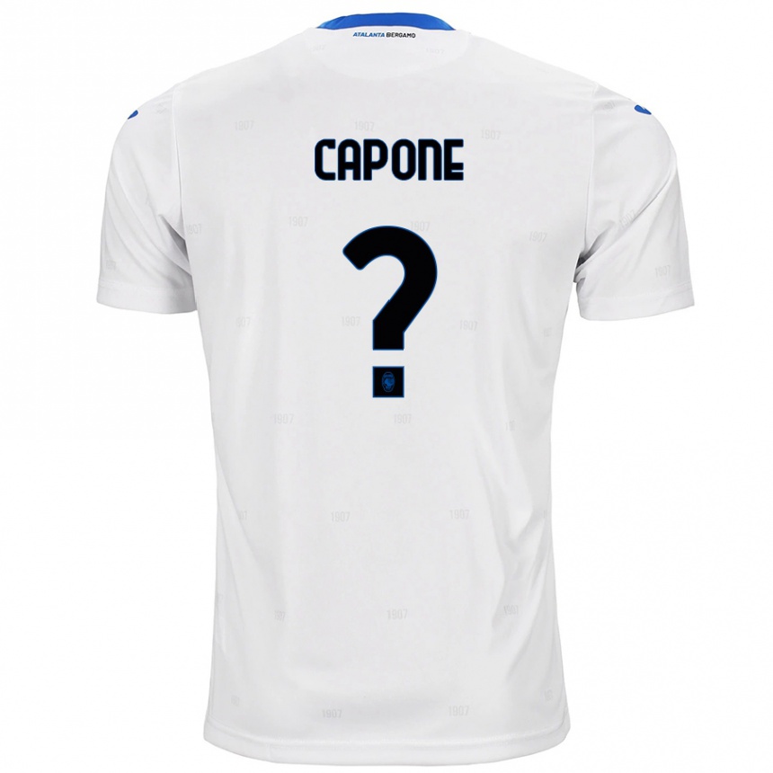 Hombre Fútbol Camiseta Christian Capone #0 Blanco 2ª Equipación 2024/25