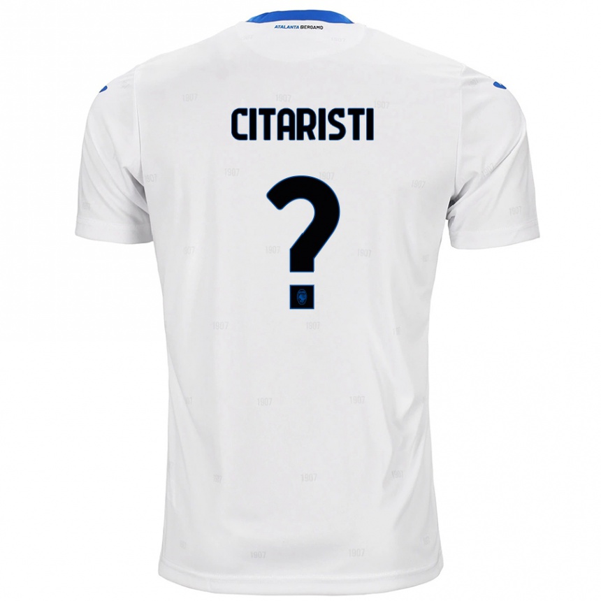 Hombre Fútbol Camiseta Christian Citaristi #0 Blanco 2ª Equipación 2024/25