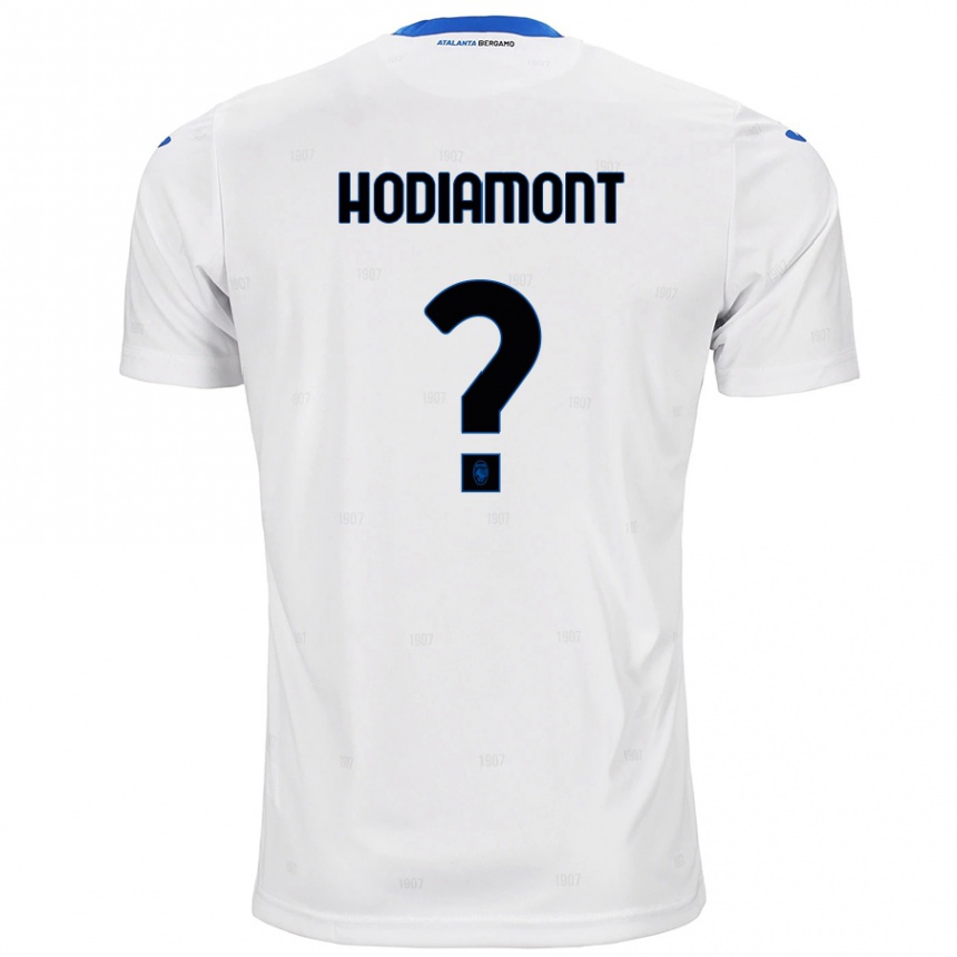 Hombre Fútbol Camiseta Lyam Hodiamont #0 Blanco 2ª Equipación 2024/25