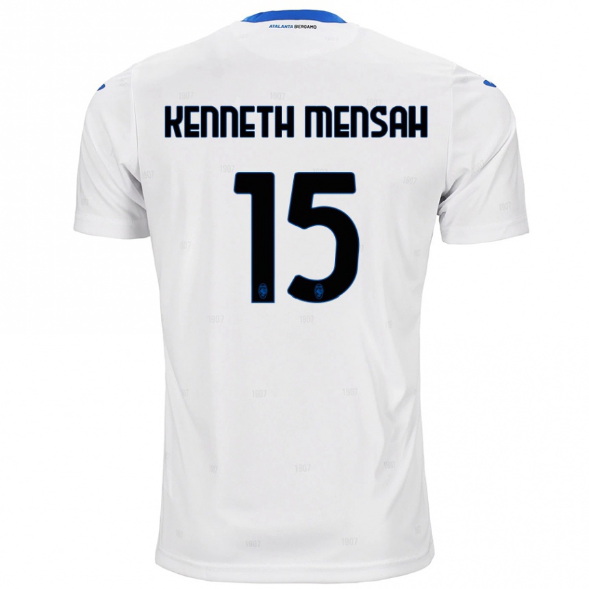 Hombre Fútbol Camiseta Anthony Kenneth Mensah #15 Blanco 2ª Equipación 2024/25