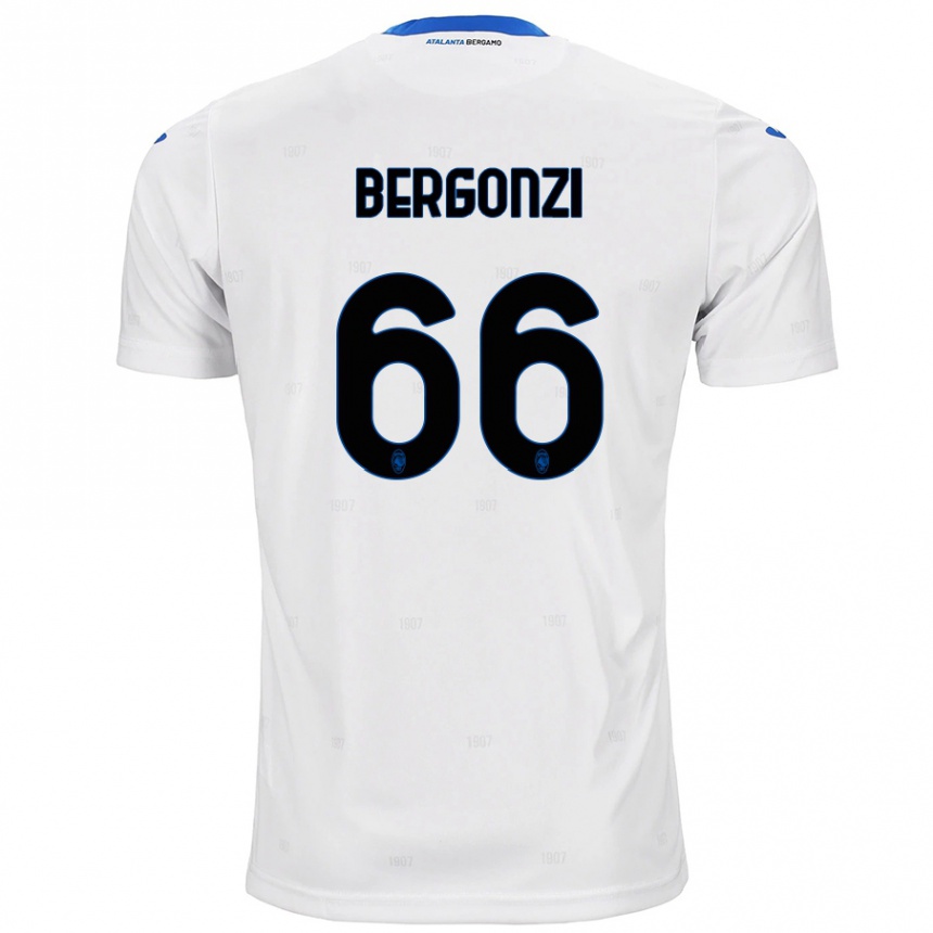 Hombre Fútbol Camiseta Federico Bergonzi #66 Blanco 2ª Equipación 2024/25