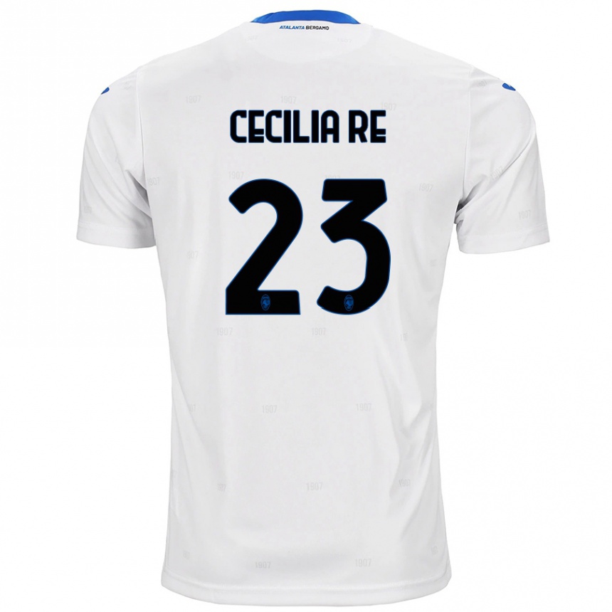 Hombre Fútbol Camiseta Cecilia Re #23 Blanco 2ª Equipación 2024/25