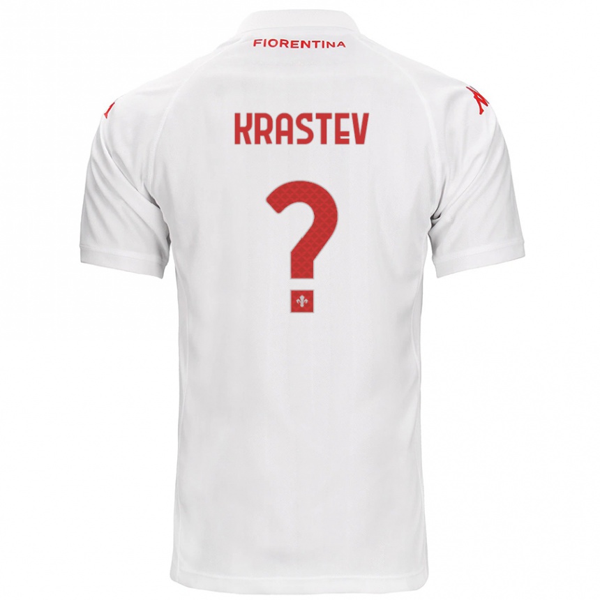 Hombre Fútbol Camiseta Dimo Krastev #0 Blanco 2ª Equipación 2024/25