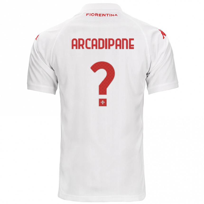 Hombre Fútbol Camiseta Guglielmo Arcadipane #0 Blanco 2ª Equipación 2024/25