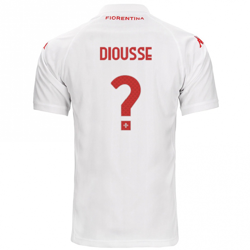 Hombre Fútbol Camiseta Birahim Diousse #0 Blanco 2ª Equipación 2024/25