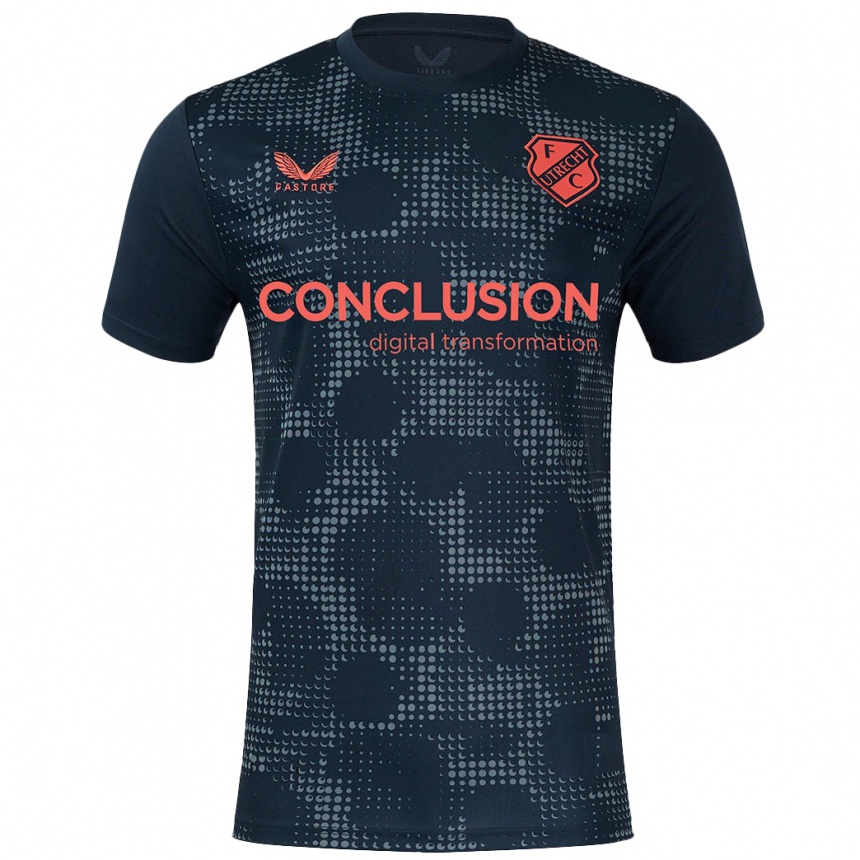 Hombre Fútbol Camiseta Tami Groenendijk #18 Negro Rojo 2ª Equipación 2024/25