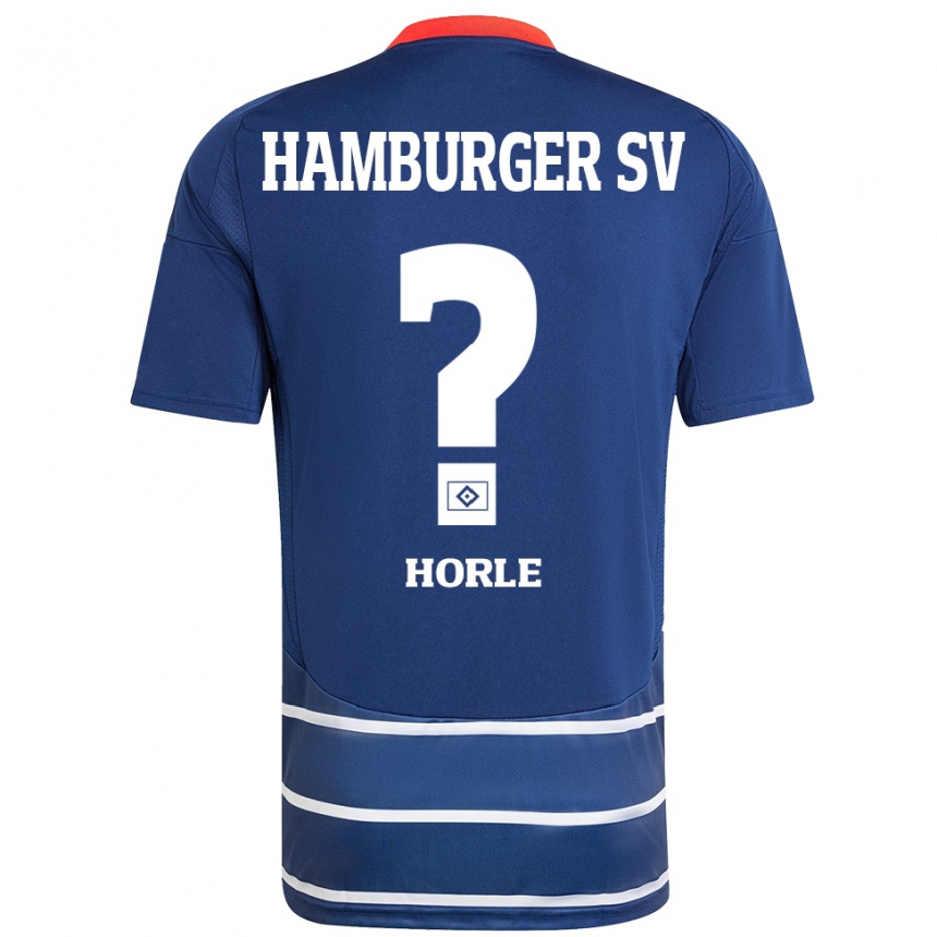 Hombre Fútbol Camiseta Tim Niclas Hörle #0 Azul Oscuro 2ª Equipación 2024/25