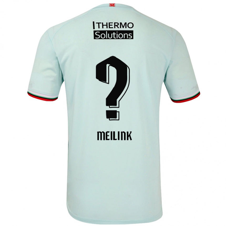 Hombre Fútbol Camiseta Jip Meilink #0 Verde Claro 2ª Equipación 2024/25