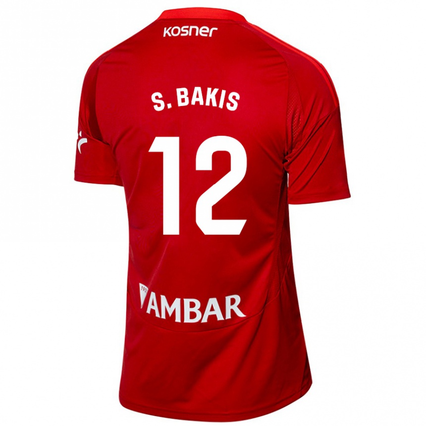 Hombre Fútbol Camiseta Sinan Bakış #12 Blanco Azul 2ª Equipación 2024/25