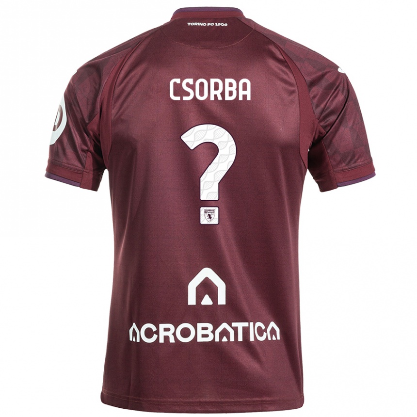 Mujer Fútbol Camiseta Noel Csorba #0 Granate Blanco 1ª Equipación 2024/25