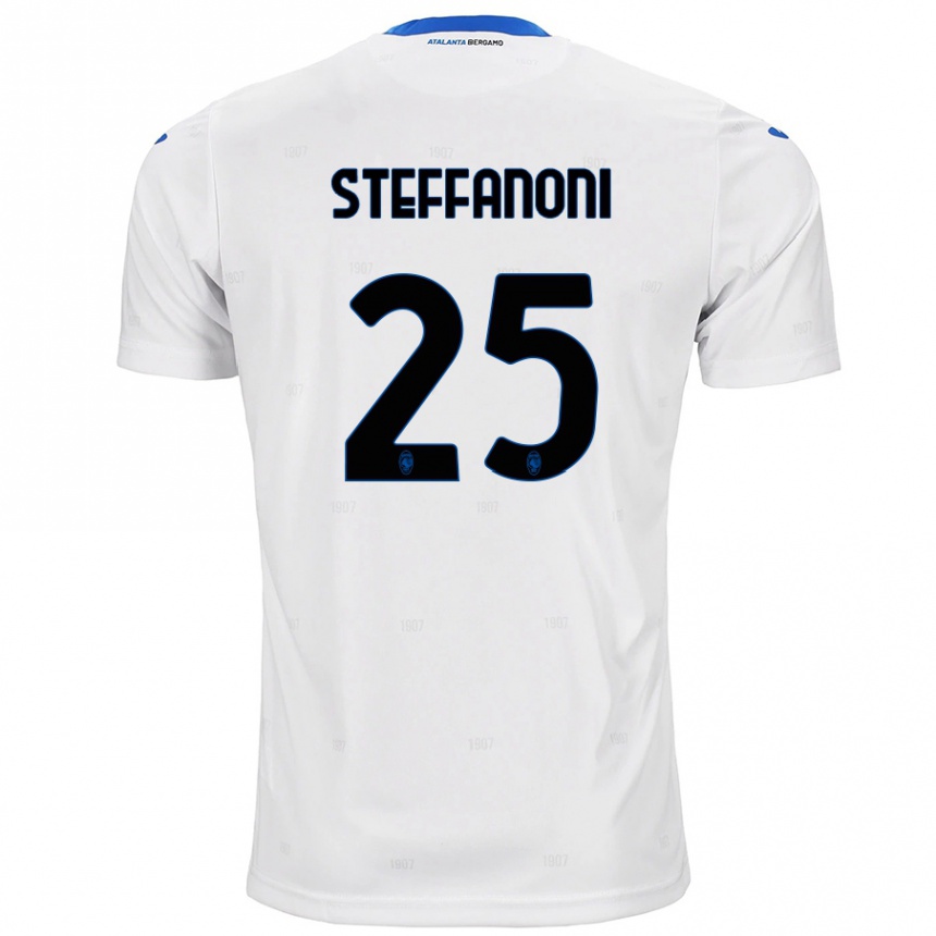 Mujer Fútbol Camiseta Federico Steffanoni #25 Blanco 2ª Equipación 2024/25