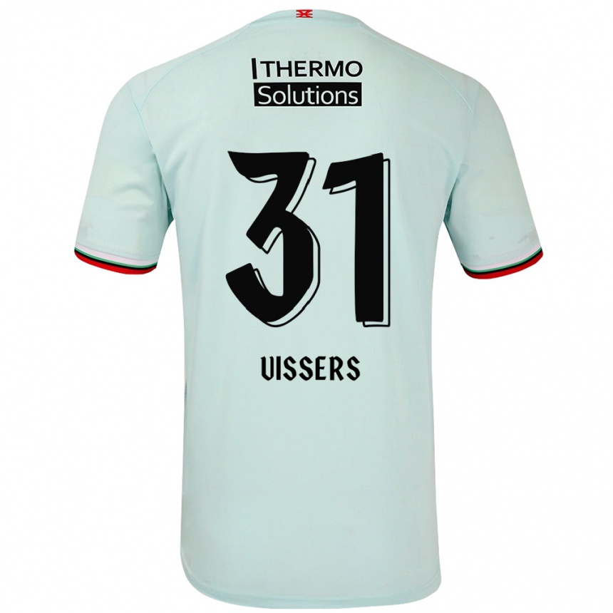 Mujer Fútbol Camiseta Kiki Vissers #31 Verde Claro 2ª Equipación 2024/25