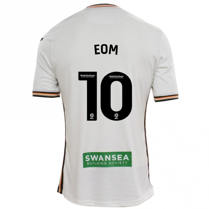 Niño Fútbol Camiseta Ji-Sung Eom #10 Blanco 1ª Equipación 2024/25