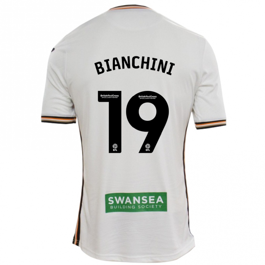 Niño Fútbol Camiseta Florian Bianchini #19 Blanco 1ª Equipación 2024/25