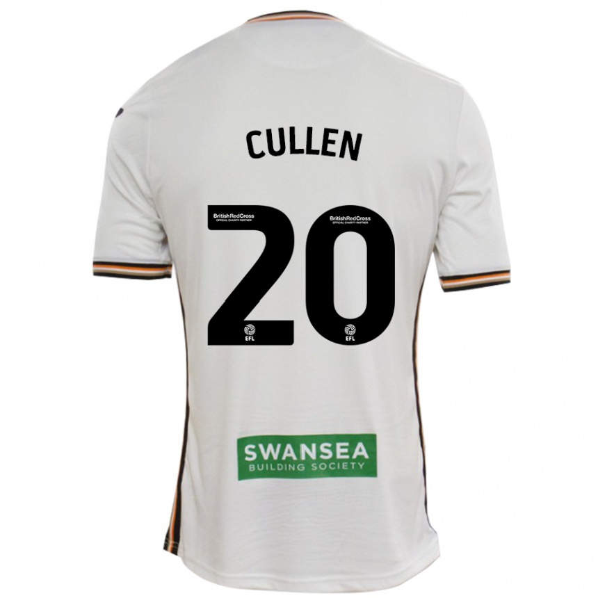 Niño Fútbol Camiseta Liam Cullen #20 Blanco 1ª Equipación 2024/25