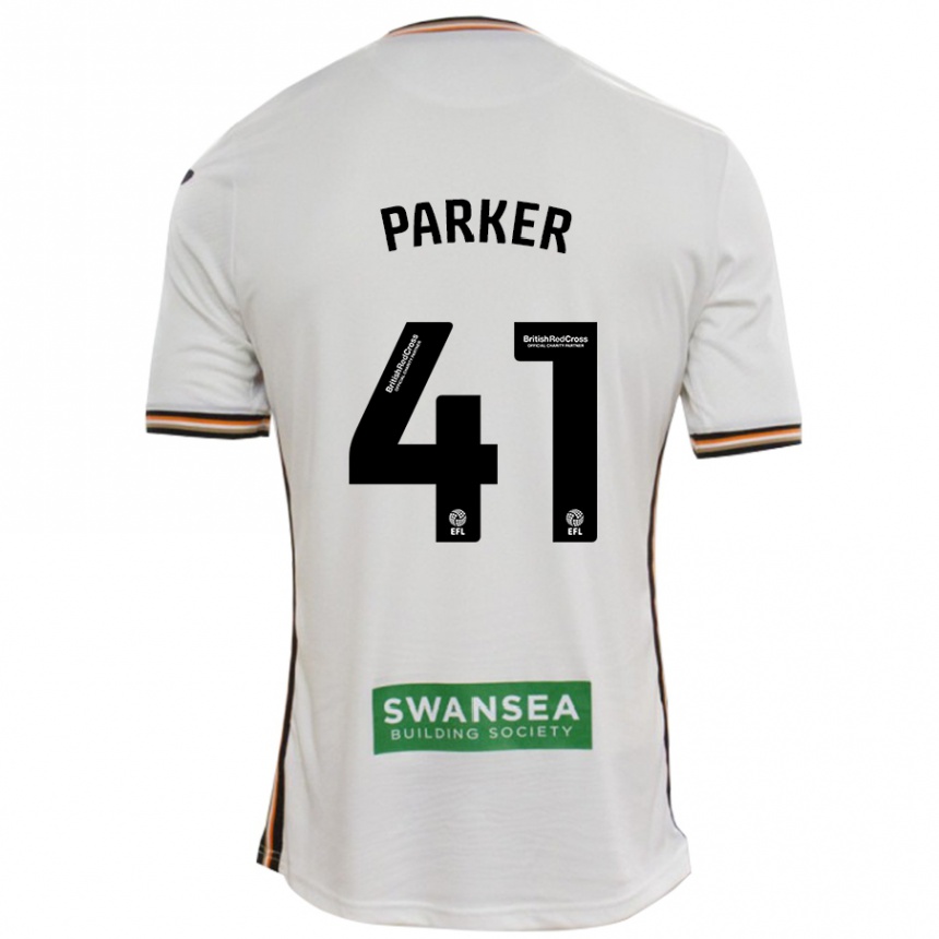 Niño Fútbol Camiseta Sam Parker #41 Blanco 1ª Equipación 2024/25