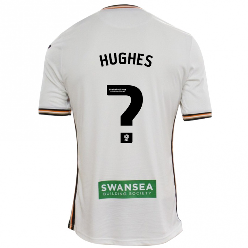 Niño Fútbol Camiseta Ben Hughes #0 Blanco 1ª Equipación 2024/25