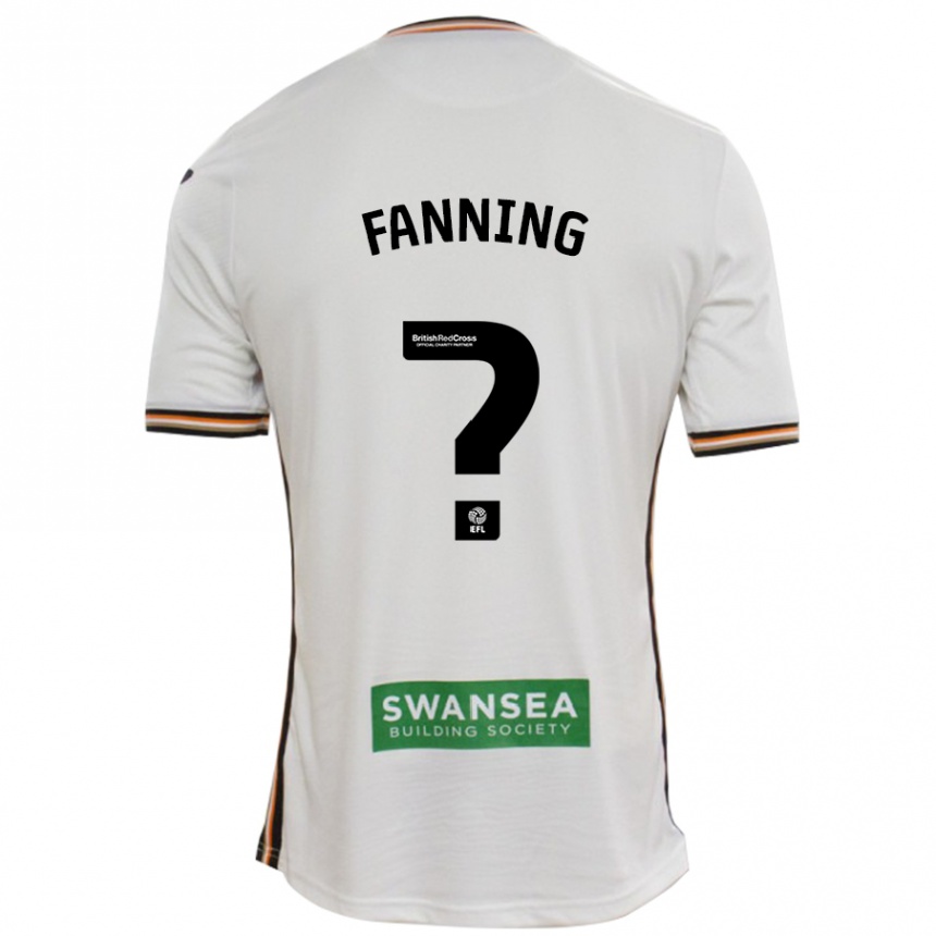 Niño Fútbol Camiseta Jack Fanning #0 Blanco 1ª Equipación 2024/25