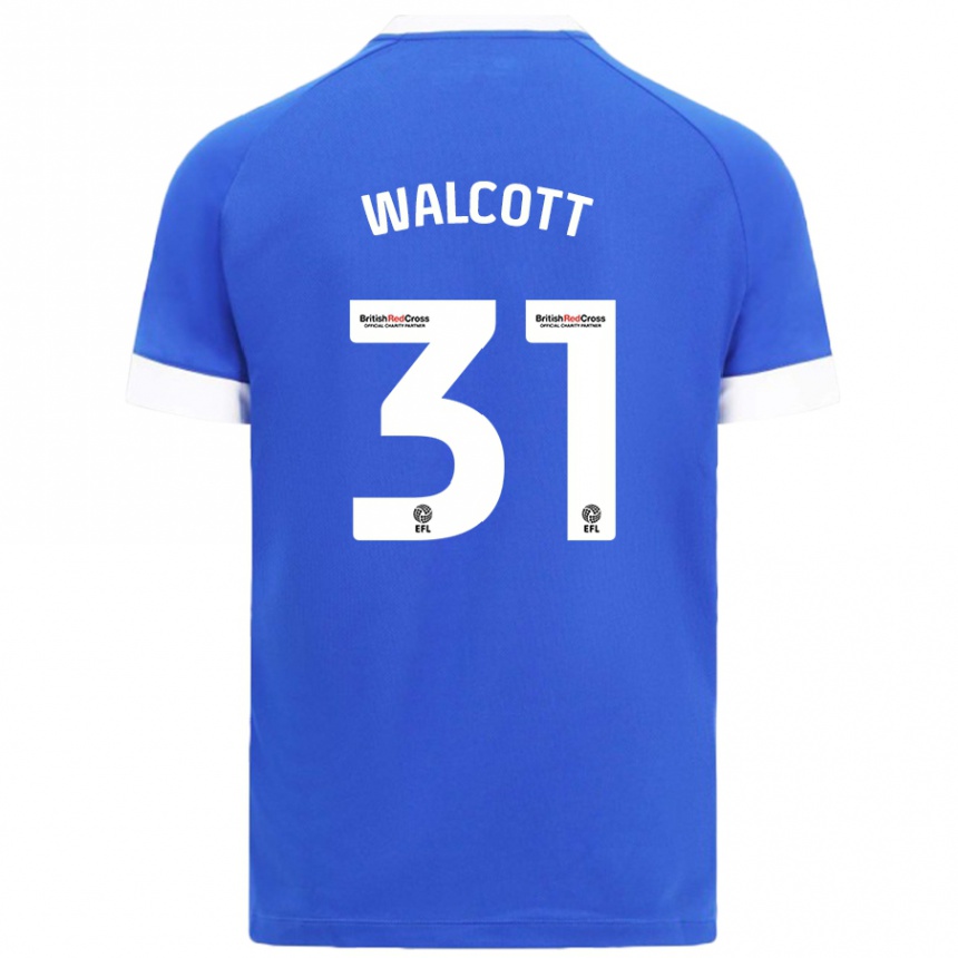 Niño Fútbol Camiseta Malachi Fagan Walcott #31 Azul Cielo 1ª Equipación 2024/25