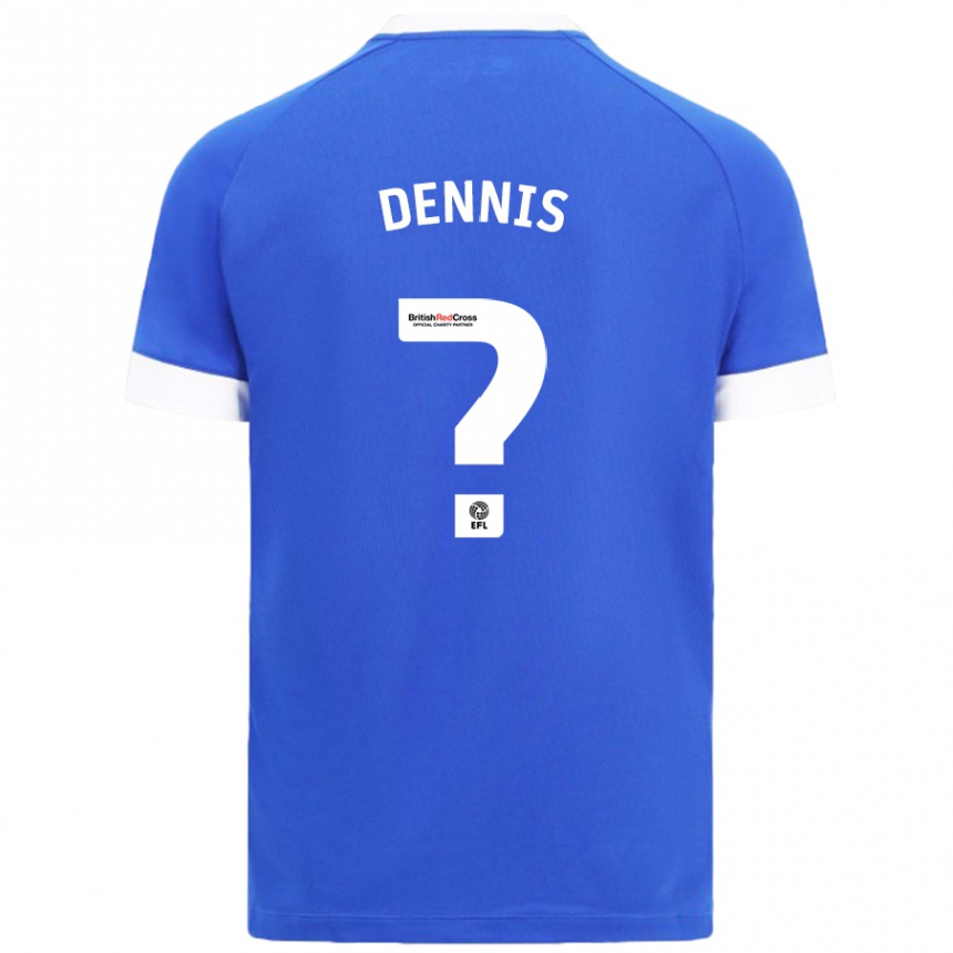 Niño Fútbol Camiseta Jake Dennis #0 Azul Cielo 1ª Equipación 2024/25