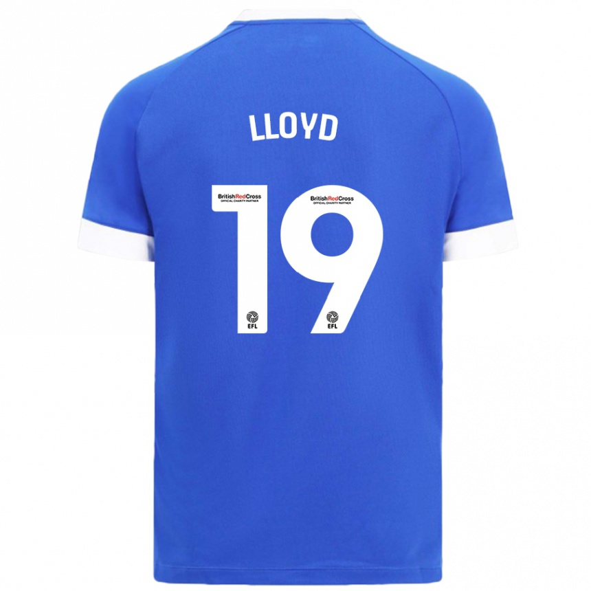 Niño Fútbol Camiseta Madison Lloyd #19 Azul Cielo 1ª Equipación 2024/25