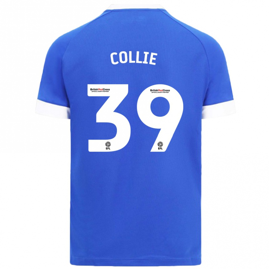 Niño Fútbol Camiseta Eliza Collie #39 Azul Cielo 1ª Equipación 2024/25