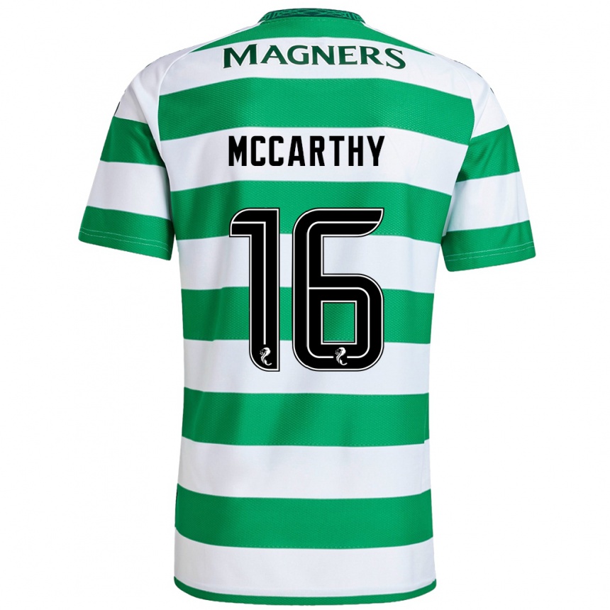 Niño Fútbol Camiseta James Mccarthy #16 Verde Blanco 1ª Equipación 2024/25