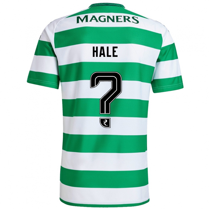 Niño Fútbol Camiseta Finlay Hale #0 Verde Blanco 1ª Equipación 2024/25