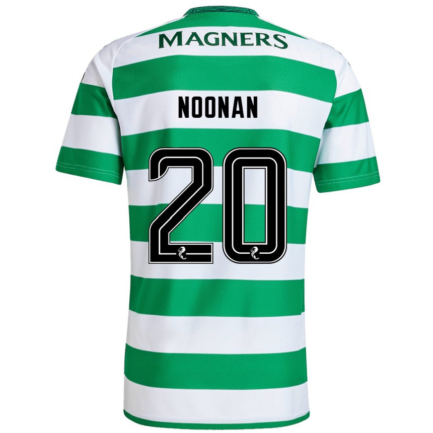 Niño Fútbol Camiseta Saoirse Noonan #20 Verde Blanco 1ª Equipación 2024/25