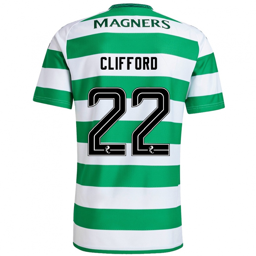 Niño Fútbol Camiseta Lucy Ashworth-Clifford #22 Verde Blanco 1ª Equipación 2024/25