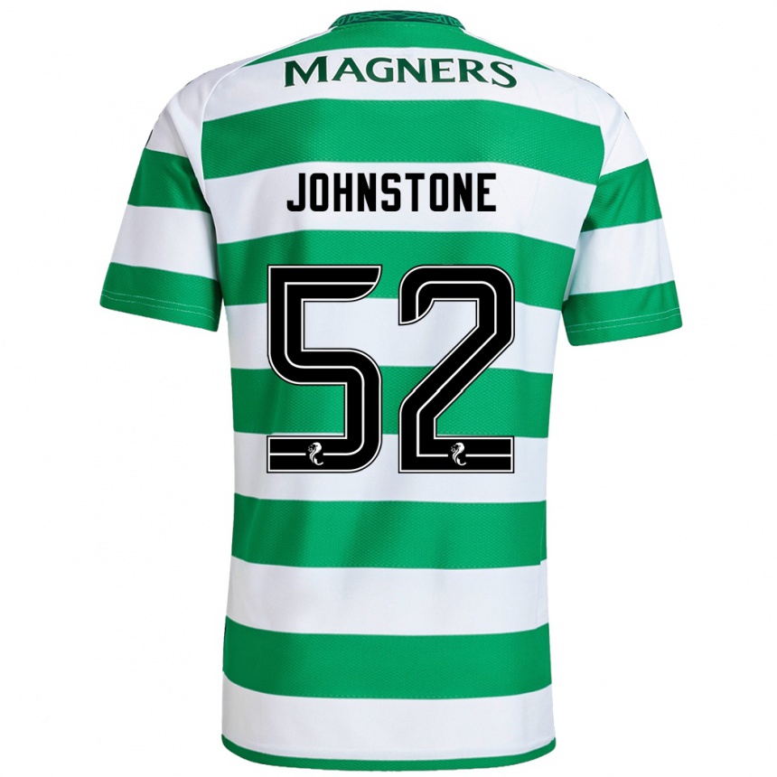 Niño Fútbol Camiseta Rachael Johnstone #52 Verde Blanco 1ª Equipación 2024/25