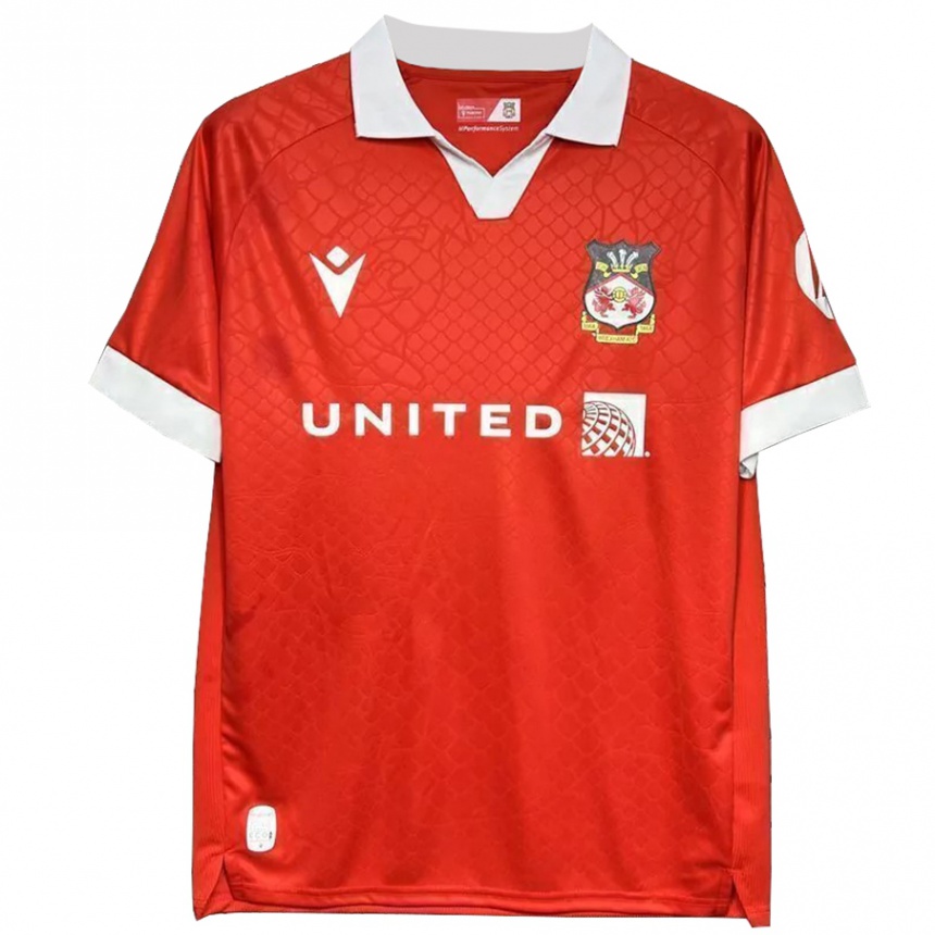 Niño Fútbol Camiseta Ava Suckley #16 Rojo Blanco 1ª Equipación 2024/25