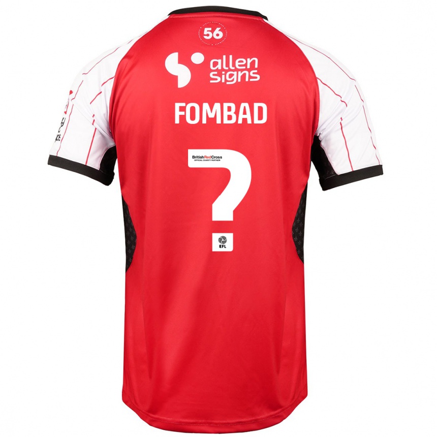 Niño Fútbol Camiseta Kelly Fombad #0 Blanco 1ª Equipación 2024/25