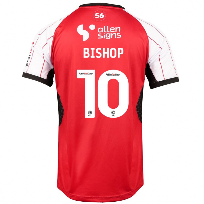 Niño Fútbol Camiseta Teddy Bishop #10 Blanco 1ª Equipación 2024/25