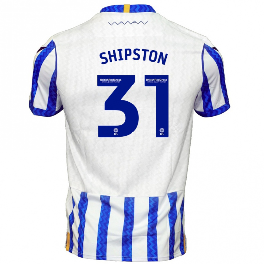 Niño Fútbol Camiseta Rio Shipston #31 Azul Blanco 1ª Equipación 2024/25