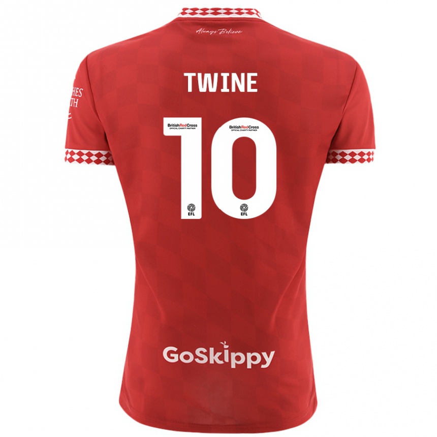 Niño Fútbol Camiseta Scott Twine #10 Rojo 1ª Equipación 2024/25