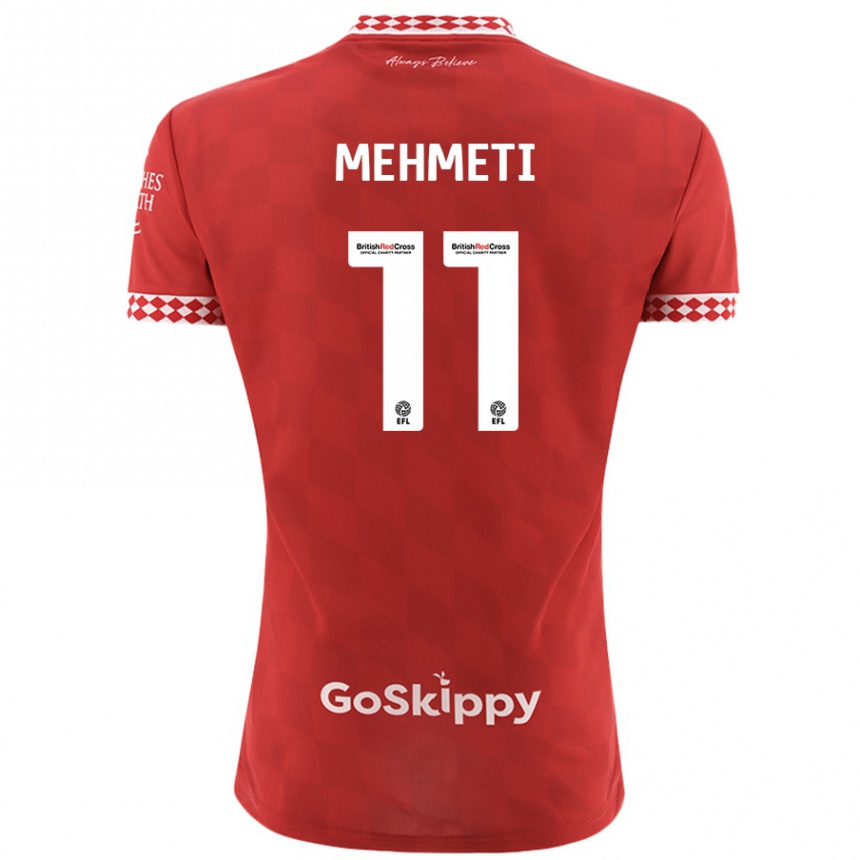 Niño Fútbol Camiseta Anis Mehmeti #11 Rojo 1ª Equipación 2024/25