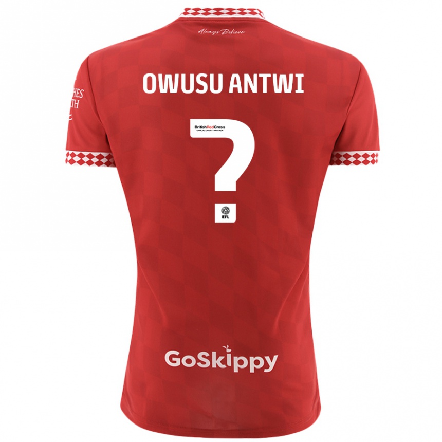 Niño Fútbol Camiseta Filbert Owusu-Antwi #0 Rojo 1ª Equipación 2024/25