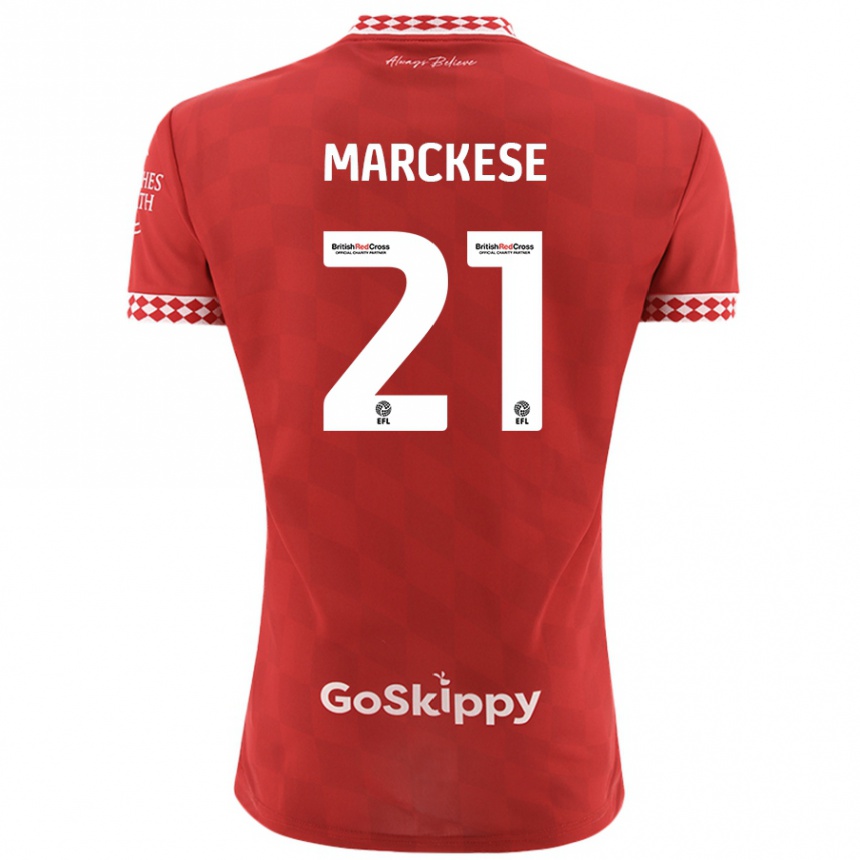 Niño Fútbol Camiseta Kaylan Marckese #21 Rojo 1ª Equipación 2024/25