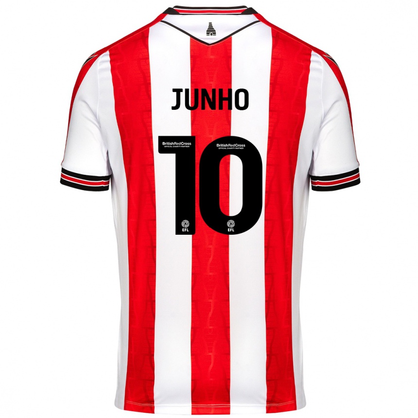 Niño Fútbol Camiseta Joon-Ho Bae #10 Rojo Blanco 1ª Equipación 2024/25