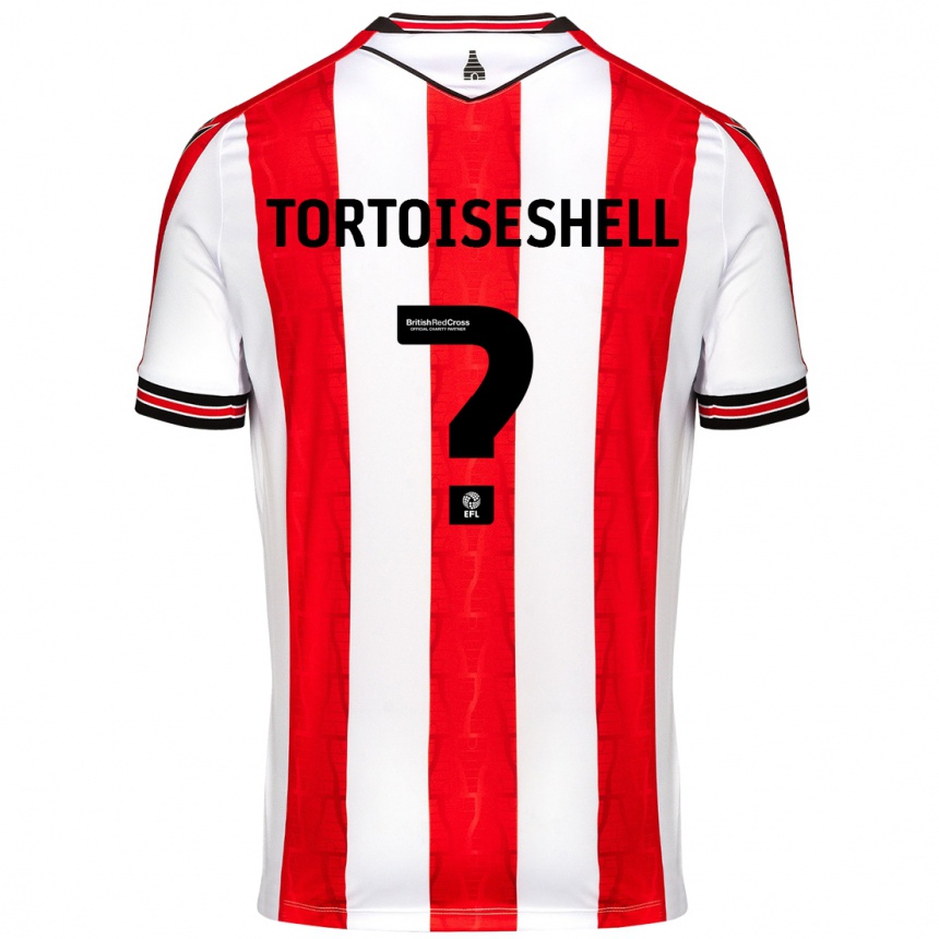 Niño Fútbol Camiseta Jenson Tortoiseshell #0 Rojo Blanco 1ª Equipación 2024/25